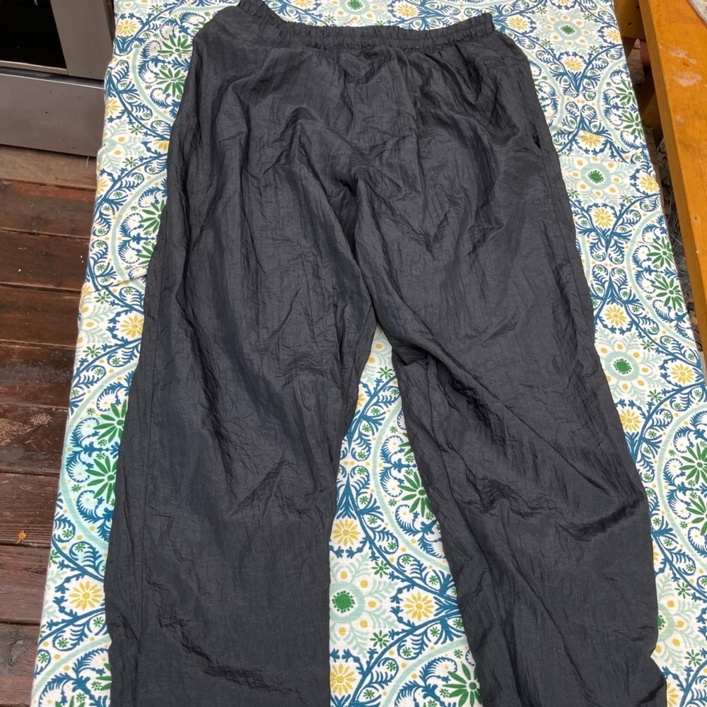 Parachute pants with cotton lining, hip-hop, dance yoga workout NWOT M nongender